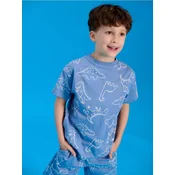 Sinsay - Komplet majice kratkih rukava i kratkih pantalona - grey blue