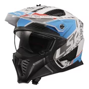 Motociklistička kaciga LS2 OF606 Drifter Devor bijelo-plava