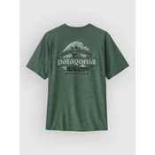 Patagonia Cap Cool Daily - Great Waves T-Shirt lt cpy grn xdy