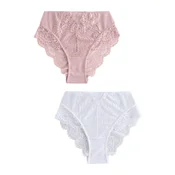 Next Spodnje hlačke Tummy Control staro roza/bela