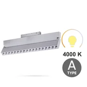 Linearni beli LED reflektor nastavljiv 18W 4000K nevtralni tip A za magnetne tirnice SMART TRACK 48VDC