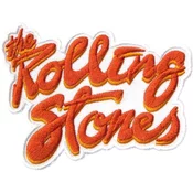 The Rolling Stones Orange Logo Iron-On Patch