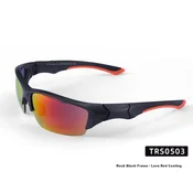 Travel Buddies Unisex naocare za sunce, Crno-crvene