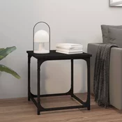 Bocni stolic crni 40 x 40 x 40 cm od konstruiranog drva