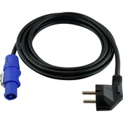 HAWA HAWA R7026 tok priključni kabel črna 5.00 m, (20414932)