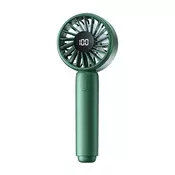 Prenosni ventilator Techsuit CT-110 z LED prikazovalnikom, USB polnjenje, pet hitrosti - zelen