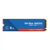 Western Digital WD Blue SN5100 4 TB M.2 PCI Express 4.0 NVMe QLC 3D NAND