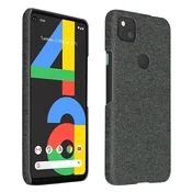 AVIZAR Ovitek iz blaga za Google Pixel 4A, trda zašcita proti udarcem - siva, (20626157)