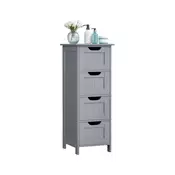 Songmics Kopalniška omarica 30x30x82 cm Bela
