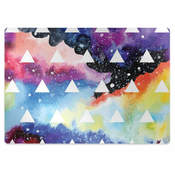 Decormat Podloga za zaščito tal Space triangles 140x100 cm 15 cm