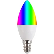 LED RGBW prigušiva sijalica BS3 E14/5,5W/230V 3000-6500K Wi-Fi - iGET 75020902