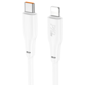 HOCO X93 Force PD20W kabel za punjenje za iPhone (Type-C na Lightning), bijeli, 2 m