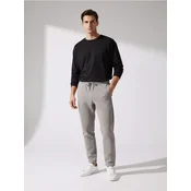 Sinsay - Pantalone straight fit - svetlo siva