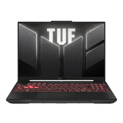 ASUS TUF Gaming A16 TUF607PI-QT047 Prijenosno racunalo 40,6 cm (16) Quad HD+ AMD Ryzen™ 9 7845HX 32 GB DDR5-SDRAM 1 TB SSD NVIDIA GeForce RTX 4070 Wi-Fi 6 (802.11ax) Crno, Sivo