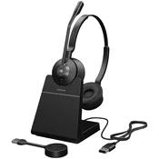 JABRA Engage 55, Ster. USB-C, MS, Stand, EM/AP