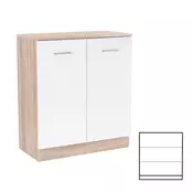 Miami kredenca 2 vrati 80x92 cm bela-sonoma hrast