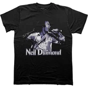 Neil Diamond Singing Black M Majica