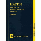 HAYDN:SAMTLICHE KLAVIERSONATEN 3 STUDIEN ED.