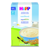 HiPP Mlijecna kaša prva PRAEBIOTIK® za dojencad vanilija iz Velike Britanije. 4.-6. mjesec, 250 g
