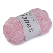 Pletenje ženilja Janet 100 g - roza št.