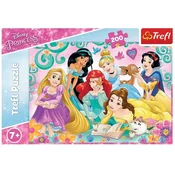 Trefl Puzzle Disney Princess - Srečni svet princesk/200 kosov