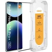 ENKAY Kaljeno steklo za Xiaomi Redmi Note 14 Pro+ 5G, črno