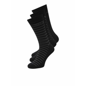 Jack & Jones Muške carape set Carbo, Crne
