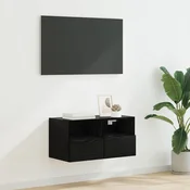 TV zidni ormar Crni hrast 60 x 30 x 30 cm Konstruirano drvo