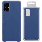 Silikonski ovitek za Samsung Galaxy A72 4G, temno moder