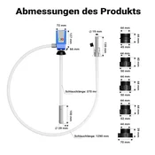 12V prenosna baterijska samosesalna črpalka za gorivo 12 L/min