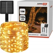 Vrtna solarna girlanda 2+1,8m 10LED topla bela 63848