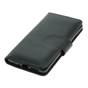 OTB preklopna torbica za Nokia 9 iz umetnega usnja, črna