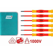 Total Elektrikarski izvijači Skupaj THKIPSD0601 Elektrikarski izvijači, komplet 6, industrijski, S2