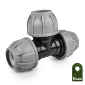 Bradas PE T-kos za cevi, navojni, 20 mm PN10, priključek za vrtni sistem