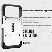 UAG Maska za mobilni telefon iPhone 17 Pro Max, Belo-crna