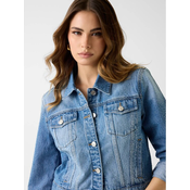 GUESS Prehodna jakna LOLA  moder denim