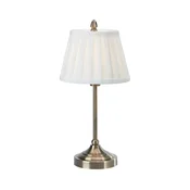 Markslöjd 108973 - Namizna svetilka OXFORD 1xE14/40W/230V bela/mesing