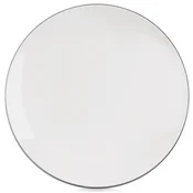 Northix Porcelanski desertni krožnik, bel, premer 20 cm