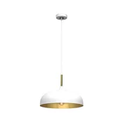 Brilagi - Luster na kablu ABRAHAM 1xE27/60W/230V precnik 35 cm beli