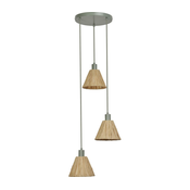 Ledvance - Luster na sajli DECOR RAFFIA 3xE27/15W/230V rafija