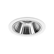 BRUMBERG Apollo Mini, brušena, okrogla, 3.000 K, bela - Študija/pisarna - Sodobni - Aluminij