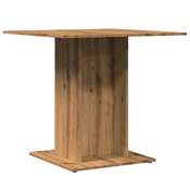 MAISON CHIC Jedilna miza - Kuhinjska miza - Jedilni stol artisan hrast 80x80x75 cm inženirski les, (21715182)