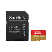 Sandisk microSD 256GB Extreme V30 (R:190/W:90MB/s)