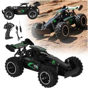 Northix RC kaskaderski avtomobilček 1:18, 18 km/h, 2,4 GHz daljinski upravljalnik