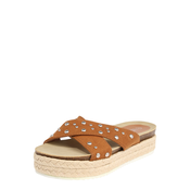 Womens brown slippers Haily ´s Riva