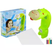 slomart Projektor za risanje Kravica 3v1 (zelena)