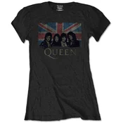 Queen Union Jack Vintage (Retail Pack) Black L Ženske Majica