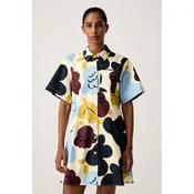 Marimekko poletna obleka iz bombaža z elastanom