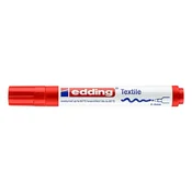 Marker za tekstil, 2-3 mm, konusni, EDDING 4500, crveni 4-4500002