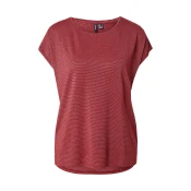 VERO MODA Majica VMLAVA rjasto rjava/srebrna
